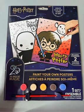 Harry Potter Warner Bros. Paint Your Own Posters coloring Red master of dark art